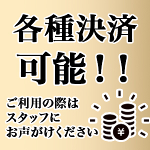 各種カード決済可能!